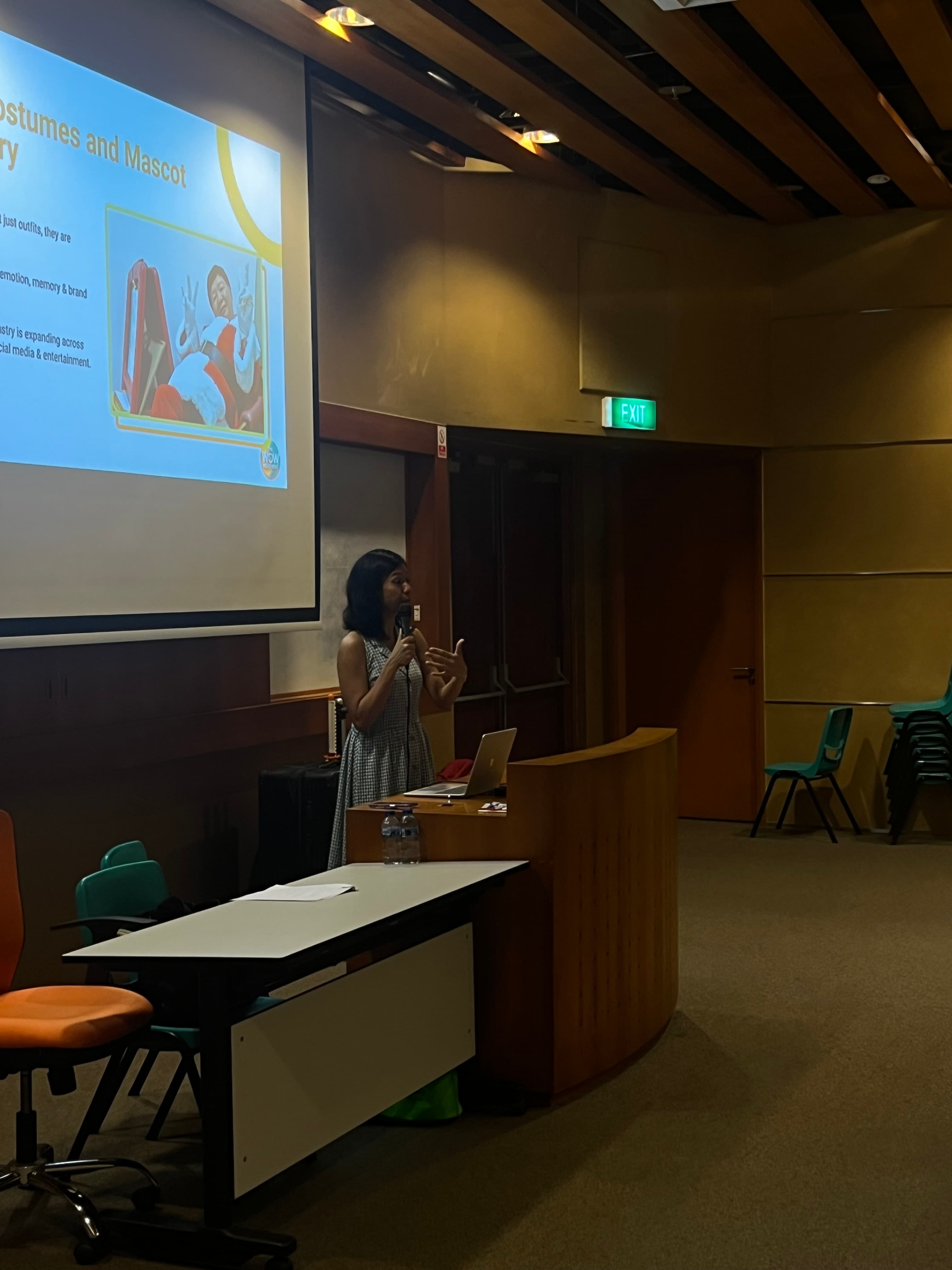 Industry talk on Singapore's mascot ecosystem at ITE 2026