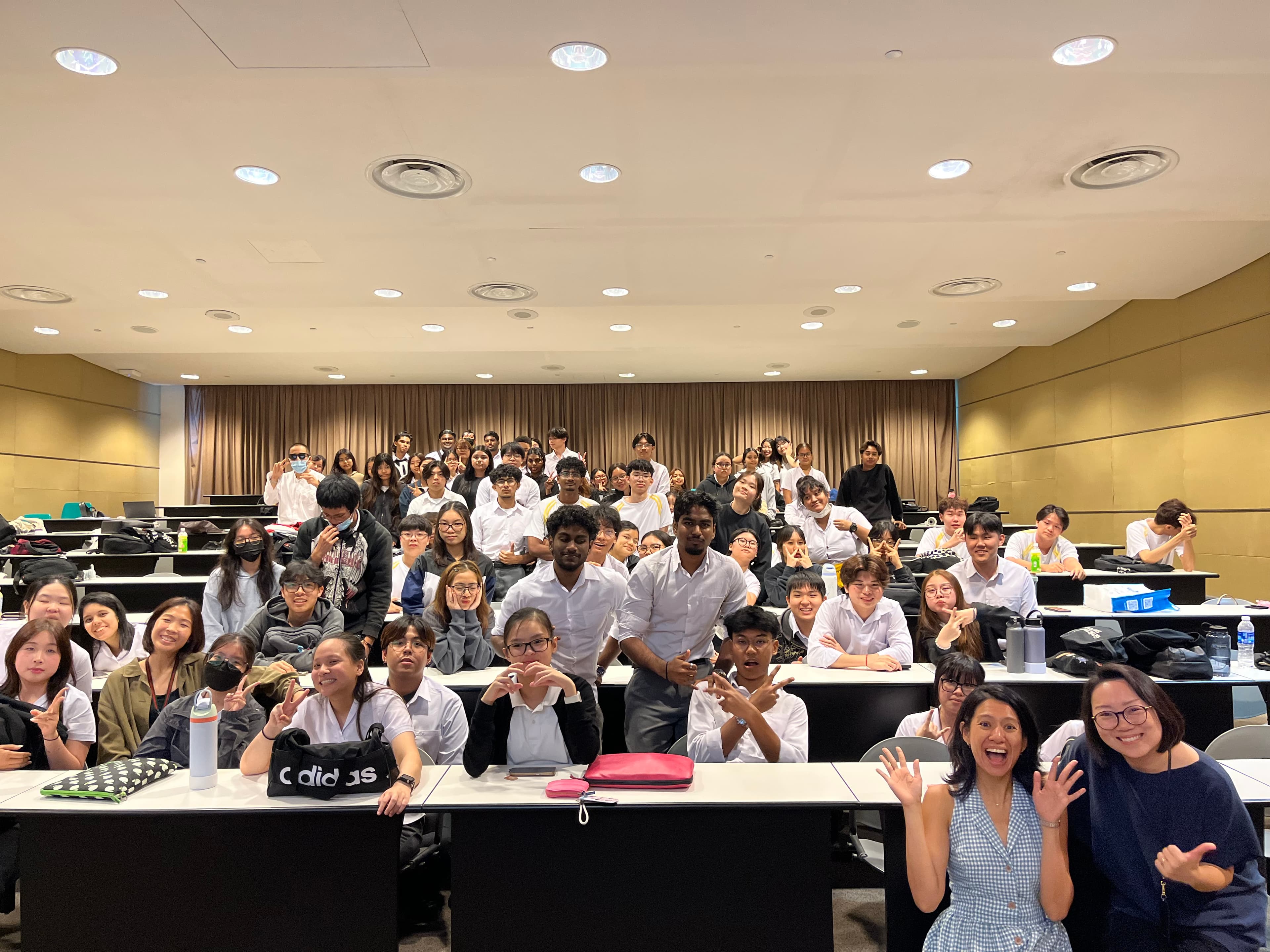 Q&A session with ITE students on career pathways in mascot arts