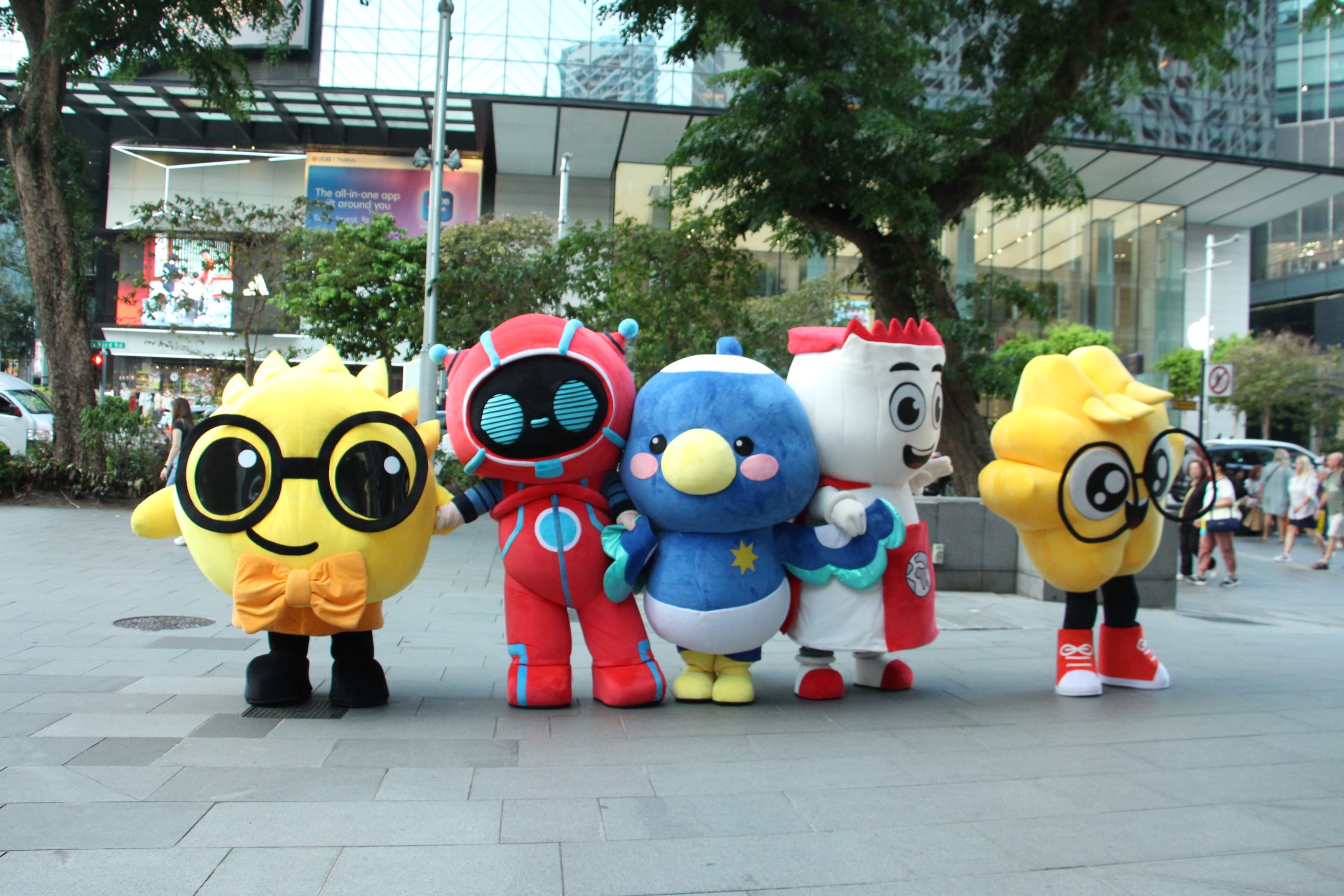 Orchard Road Mascot Parade